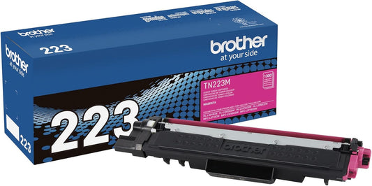 Genuine TN223M Standard Yield Magenta Toner Cartridge (TN223 Series) (For Use with HL-3210CW, HL-3270CDW, HL-3230CDN, MFC-L3770CDW, MFC-L3750CDW Printers