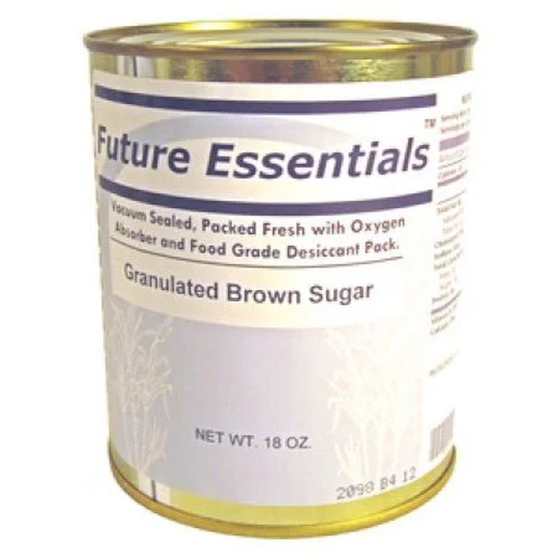 Long Shelf Life Emergency Food Canned Granulated Brown Sugar- 12 Cans