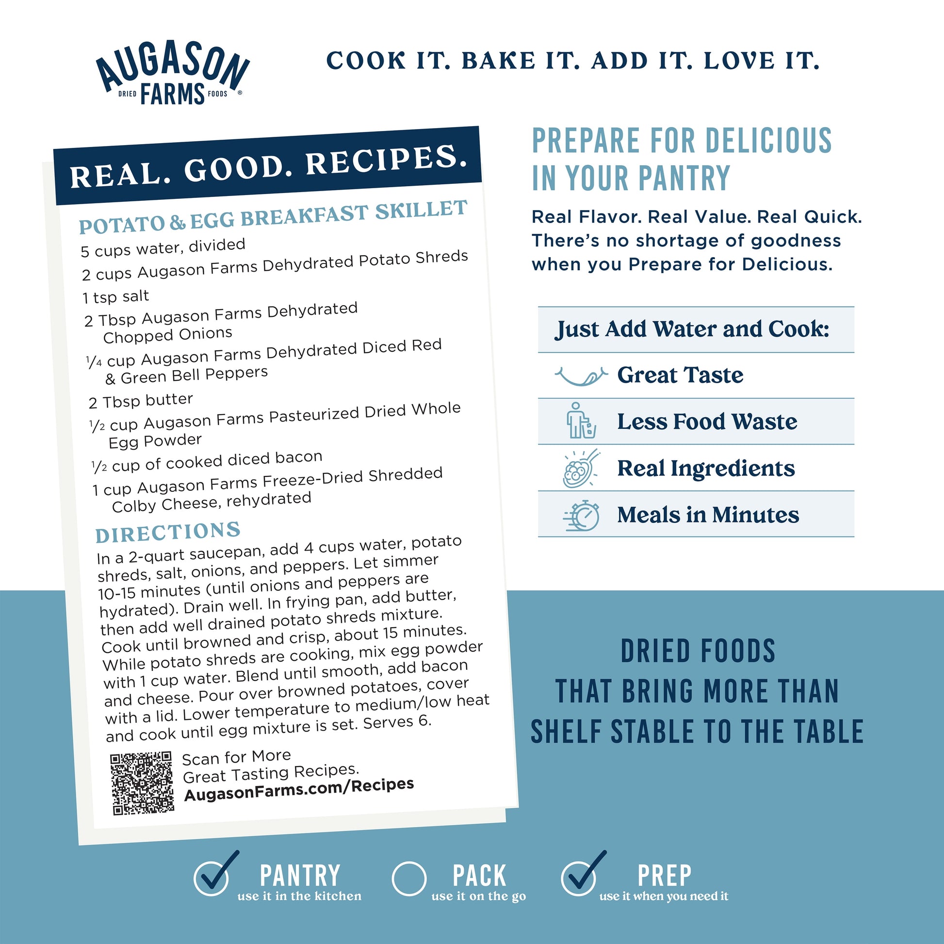 (3 Pack)  Scrambled Egg Mix Large Can