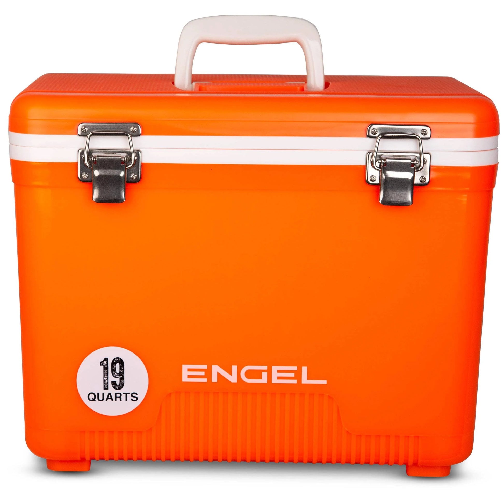19 Qt Leak-Proof Compact Insulated Drybox Cooler - Orange High-Visibility