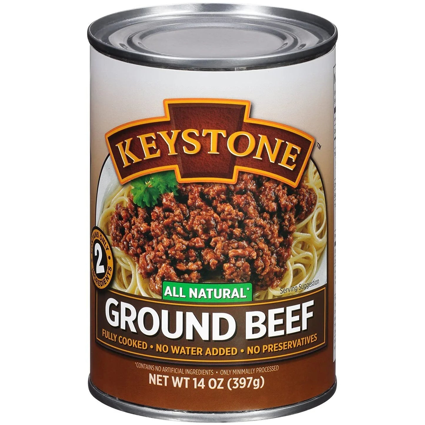 Fully Cooked Ground Beef, 14 Oz, 12 Pack - Ready for Camping, Hiking, Backpacking