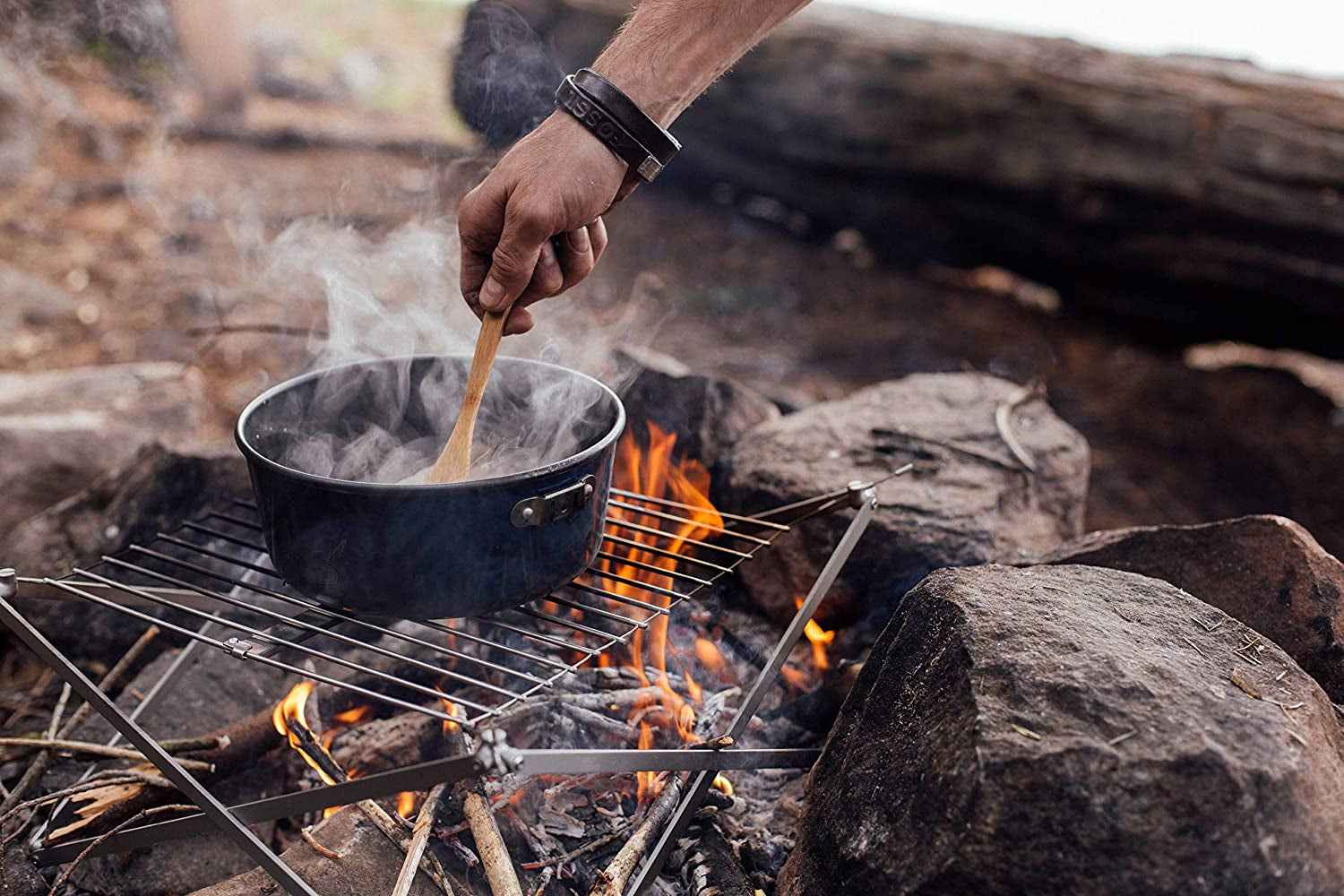 GRILL, Compact Backpack Grill; the Perfect over Fire Grill for Your Next Camping or Backyard Adventure